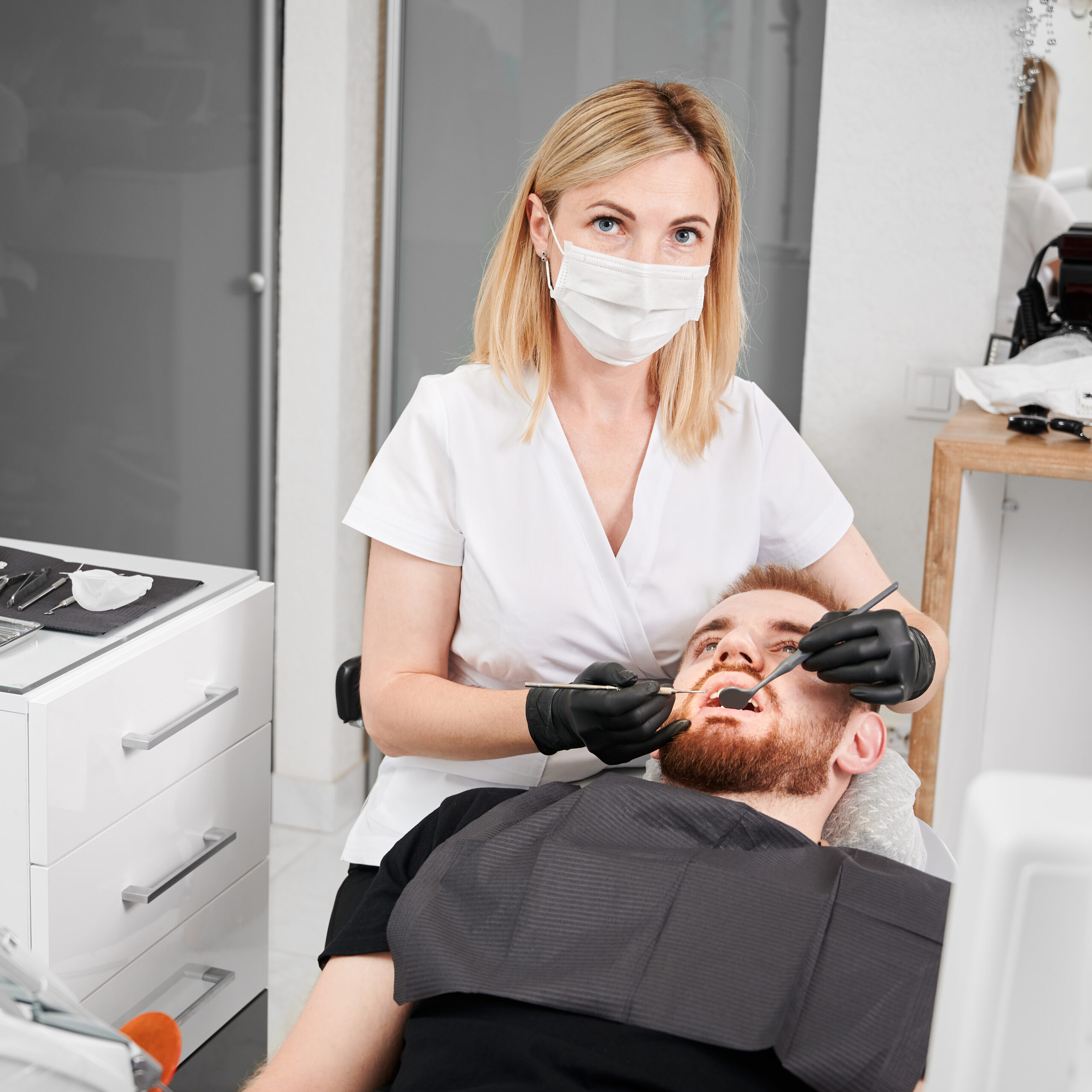 Female dentist